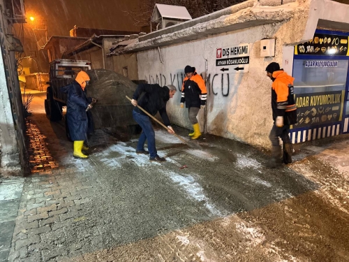 Eşbaşkan Serhan Paydaş Karla Mücadeleye Sahada Katıldı 